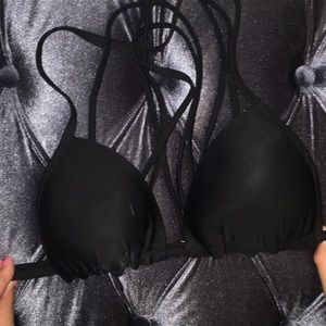 Black aerie bikini top